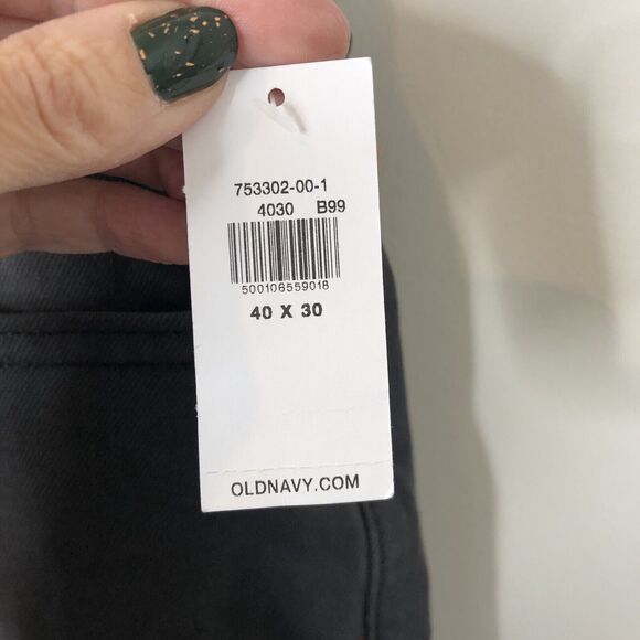 Old Navy NWT Men's 5 Pocket Athletic Taper Built-In Flex Gray Jeans Size 40X30 - Picture 5 of 10